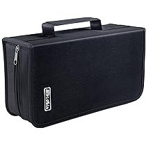 Amazon.com: Siveit DVD Case, 128 Capacity CD/DVD Case Wallet